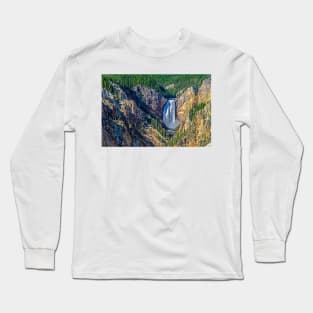 The Falls at Yellowstone Grand Canyon Long Sleeve T-Shirt